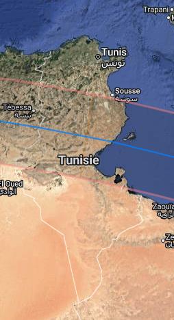 Bande de totalité Tunisie